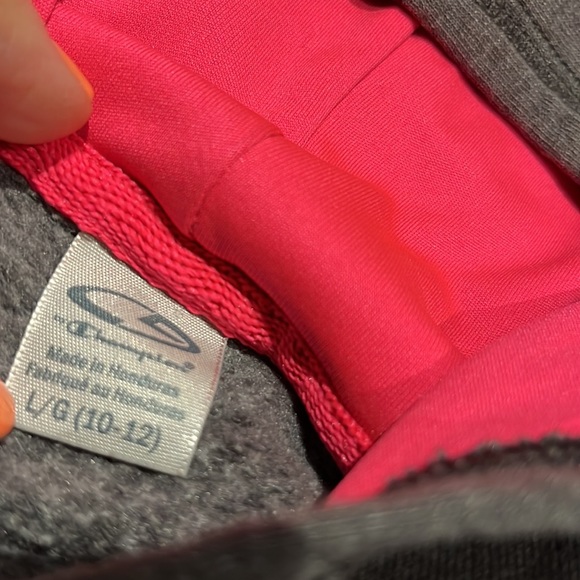 Champion grey and pink ruffle pouch hoodie - Picture 8 of 11